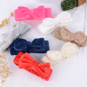 Bow Bandeaux Femmes Bandeaux <span class=keywords><strong>pour</strong></span> Maquillage Cosmétique Facial Douche Spa Élastique <span class=keywords><strong>Bandeau</strong></span> <span class=keywords><strong>Bandeau</strong></span> <span class=keywords><strong>Bandeau</strong></span> <span class=keywords><strong>pour</strong></span> Bébé Filles - Product Image 5