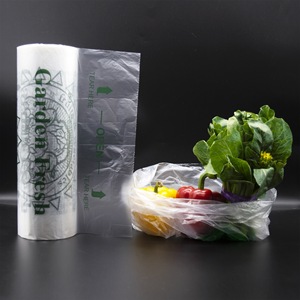 Wholesale Customization Biodegradable Side Gusset Shopping <b>Plastic</b> Bag HDPE Transparent for Supermarket Use - Product Image 2