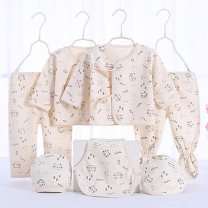 Ensemble de vêtements pour bébés garçons et filles, nouveau-né, 7 pièces, 100% coton, motif de dessin animé, pour un mois entier - Product Image 3