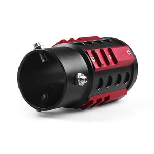 Tubo de Escape Personalizado para Carreras, Modificación Universal de Aleación de Aluminio para Automóviles con Calcomanía de Granada, Sistema de Escape Tuning - Product Image 2