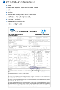 Coc certificado kenya servicio Tanzania Uganda Botswana Zimbabwe Garner Ethel Biya - Product Image 3