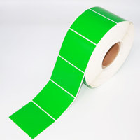 Maßgefertigte Langlebige Thermotransfer-Etiketten Umweltfreundliche Farbenfrohe Private Aufkleber-Rollen in Rot, Rosa, Gelb, Blau, Braun, Grün, Orange