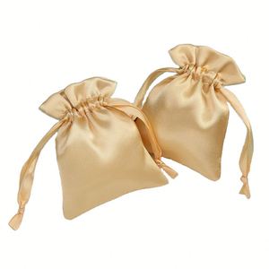 Custom Simple <b>Satin</b> Pouch Blank <b>Satin</b> Storage Gift Drawstring Bag for Jewelry <b>Shoes</b> Makeup Cosmetics Candy-Made From Silk <b>Satin</b> - Product Image 2