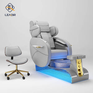Beauty Shop Salon-Ausstattung PU-Leder Fußpflege-Manikürstuhl Elektrischer <span class=keywords><strong>Massage</strong></span> Luxus Magnet-Jet-Spa-Pedikürstuhl - Product Image 2