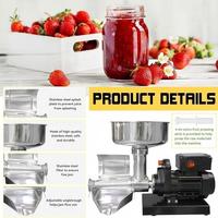 Machine à confiture électrique, pour faire des confitures de tomates, de bleuets et de fraises ; machine à confiture de qualité commerciale en acier inoxydable