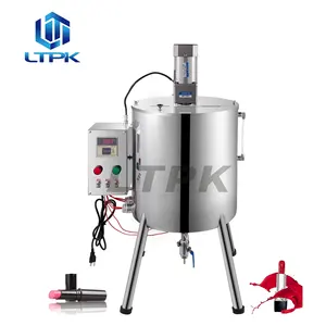 LTPK Lipstick Heating Stirring Filling Machine With Mixing Hopper Heater Tank Hot For Chocolates Crayon Handmade Soap Filler