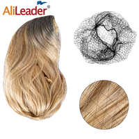 Filet à Cheveux en Nylon Jetable Doux Lignes Élastiques Grandes Mailles Filets à Perruque Invisibles pour l'Emballage de Perruques Chignon et Coiffure