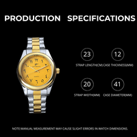 Nouvelles montres-bracelets de luxe pour hommes en alliage, montre chronographe à quartz haut de gamme personnalisée avec phases de lune, ensemble argenté