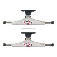 Trucks de skateboard Fury Gravity en alliage moulé sous pression 5.25/5.5 pouces, double rocker creux, roulements ABEC-7 haute performance, durables pour la vente en gros