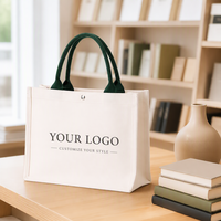 Sac fourre-tout en toile de coton naturel avec logo personnalisé, plusieurs tailles, écologique, réutilisable, pour les courses et la vente au détail