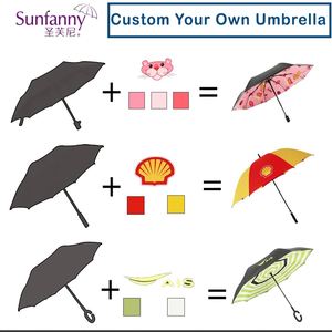 Parapluie de pluie en pongé 16 baleines avec logo personnalisé, semi-automatique, style classique droit, diamètre ouvert 120 cm, pour adultes, cadeaux d'affaires - Product Image 4