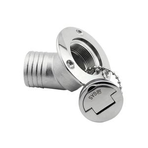 316 Stainless Steel Fuel Filler Cap Flip Top Tank Body <b>Yacht</b> Hardware Accessory - Product Image 2