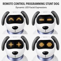Chien robot électrique programmable, intelligent et dansant, jouet interactif télécommandé populaire pour animaux de compagnie, simulant une intelligence.