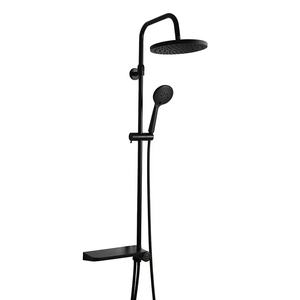 Usine Inoxydable Ensemble De Douche Haute Qualité Noir Pluie Plafond Système De Douche Multifonctionnel Abs Douche Robinet D'eau Ensemble - Product Image 4