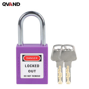 38 मिमी स्टील शॉककल उद्योग सुरक्षा पैडलॉक के लिए उपयुक्त मास्टर के साथ सुरक्षा पैडलॉक - Product Image 2