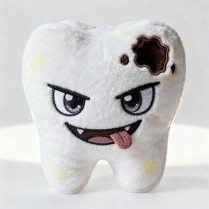 <span class=keywords><strong>Peluche</strong></span> Personalizzato Divertente Dente Malvagio con Denti Mancanti Mascotte Aziendale Personalizzata in <span class=keywords><strong>Peluche</strong></span> per Bambini e Adulti - Product Image 2