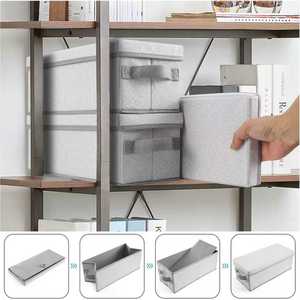 Caja Organizadora Plegable para Discos de Vinilo y CD, Resistente, Apilable, para Almacenamiento de Música en Estudio - Product Image 3