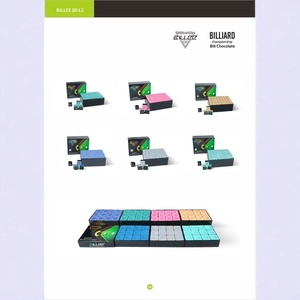 <strong>Bili</strong> Billiard Cue Chalk Powder Model 8A Blue &amp; Black Oily Pool Hall Snooker Neutral Tip Boxed - Product Image 3