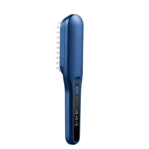 Led hồng ngoại điều trị rụng tóc Laser Comb cho tóc tăng trưởng thiết bị da đầu massage bàn chải massager điện tăng trưởng tóc lược