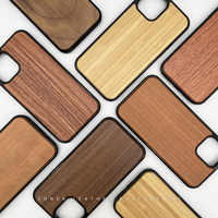 Coque de téléphone portable magnétique en bois véritable naturel haut de gamme, vierge, pour iPhone 17 – Vente en gros