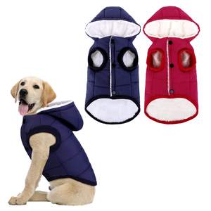 Fleece Lined Warm <b>Dog</b> Jacket Warm <b>Dog</b> <b>Hoodie</b> Puppy Coats with Hooded Cold Weather Pet Apparel Clothes <b>for</b> Puppy - Product Image 3