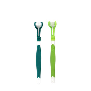 JOYSINS Brosse à dents pour animaux de compagnie, brosse à dents triple tête pour chat et chien, nettoyage buccal pour chien et chat, brosse à dents pour chien de grande race, brossage des dents - Product Image 3