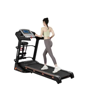 Lijiujia mesin lari Fitness Gym grosir elektrik Treadmill Motor dc 3,0hp dengan 8 pegas peredam kejut besar