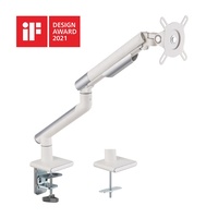Bras de moniteur unique LDT49-C012 Premium Slim Aluminium Spring Assisted Monitor Vesa Arm Stand Desk Mount