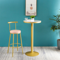 WEKIS – chaise de comptoir de Bar, vente en gros, meuble de Restaurant français, de luxe, tabouret en métal doré moderne, chaise de Bar