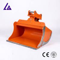 Godet inclinable compatible Quick Hitch en Hardox 450 pour excavatrice de 8 à 15 tonnes, système de changement rapide d'attache, directement de l'usine