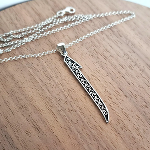 Collana Elif Personalizzata in Acciaio Inossidabile, Gioielli Islamici, Ciondolo con Lettera Araba, Simbolo di Fede <span class=keywords><strong>Tawhid</strong></span> - Product Image 2