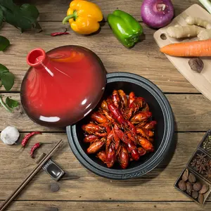 Pot à <span class=keywords><strong>tajine</strong></span> marocain de grande taille avec couvercle <span class=keywords><strong>en</strong></span> céramique de 27cm Pot à <span class=keywords><strong>tajine</strong></span> <span class=keywords><strong>en</strong></span> <span class=keywords><strong>fonte</strong></span> vente <span class=keywords><strong>en</strong></span> gros - Product Image 4