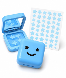 Five-Pointed Star Color Hydrocolloid Acne <b>Removing</b> Patch Makeup Mirror <b>Box</b> Oil Absorption Pimple Patch - Product Image 1