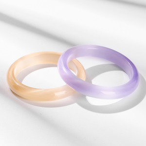 JD GEMS <span class=keywords><strong>Bracelet</strong></span> Jonc Œil-de-Chat Fabriqué à la Main Qualité Supérieure Pierre Naturelle <span class=keywords><strong>Clair</strong></span> de <span class=keywords><strong>Lune</strong></span> Violet - Product Image 2