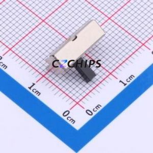 HX SK13D07VG5 Slide Switch Through hole Component (THT) Switch Single Pole Three Throw Rectangle Pin Header PC Pin 12.9mm - Product Image 2