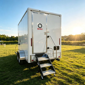 Remolque de Baño Portátil de Lujo con 1 Cabina, Diseño Moderno <span class=keywords><strong>para</strong></span> Exteriores, Ideal <span class=keywords><strong>para</strong></span> <span class=keywords><strong>Eventos</strong></span> al Aire Libre, Buen <span class=keywords><strong>Precio</strong></span> - Product Image 2