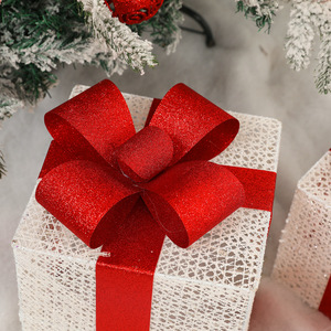 Grote Metalen Kerstversiering Verlichting Milieuvriendelijke Montage Geschenkdozen Voor Winkelcentra En Hotels Scene Setup - Product Image 3