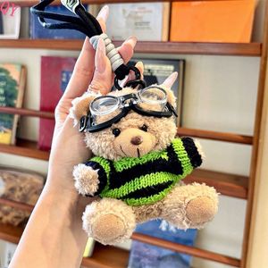 QQ <b>Cute</b> Soft Eco-Friendly Teddy <b>Bear</b> Doll Sweater Keychain Bag Pendant Creative Plush Toy Couple Gift - Product Image 3
