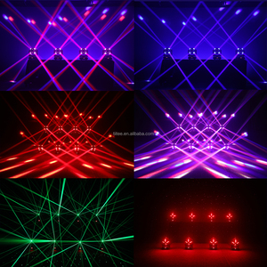 TIITEE Club Disco Ball Light Mars LED RGBW Luz de efecto de cabeza móvil con efecto estroboscópico de haz láser - Product Image 3