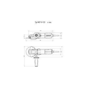 METABO - 613060000 WEF 9-125 Quick - 910 W Meuleuse d'angle à tête plate-Meuleuses et affûteuses EAN 4007430230478 - Product Image 3