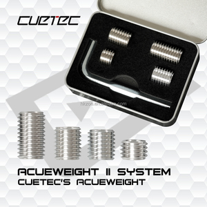 Pesas para Taco de Billar Cuetec Acueweight II System, Paquete de 4, Repuesto de Acero Inoxidable para Tacos de Snooker y Billar - Product Image 1