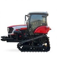 Standaard export landbouwrupsbandtractor 2WD tandwieloverbrenging hoge capaciteit dieselmotor grote olietank complex snelheidsversnellingsmechanisme