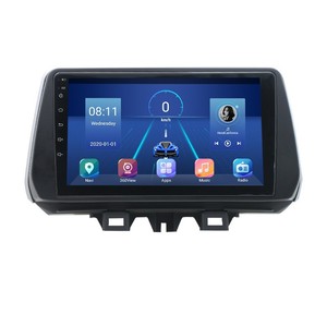 Reproductor Multimedia para Auto Android 10 de 8 Núcleos para <span class=keywords><strong>Hyundai</strong></span> New <span class=keywords><strong>Tucson</strong></span>/IX35 <span class=keywords><strong>2018</strong></span> 2019 de 9 Pulgadas, Radio, GPS, Navegación, BT, Mirror <span class=keywords><strong>Link</strong></span> - Product Image 1