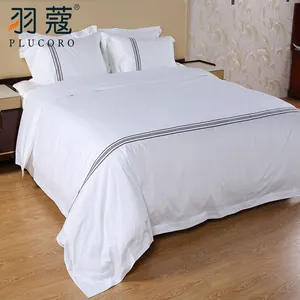 Bed Sheet Set Hotel 3 Star Hotel Bed Linen Bedsheet Luxury White Bedding Set Bed Sheet Set 100 Cotton