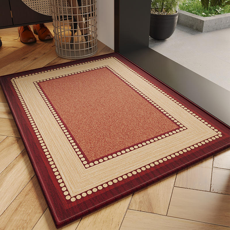 Semelle en caoutchouc velours de coton bambou - Annie Red