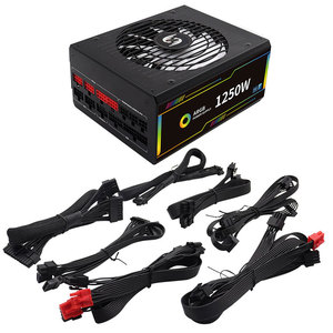 12cm RGB ventilatore 1250W doppia CPU PSU <span class=keywords><strong>PCIE</strong></span> 5.0 interruttore di alimentazione del Computer - Product Image 1