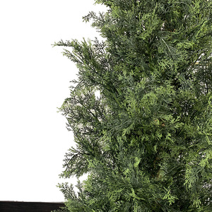 Intérieur extérieur Décoration Extérieure Uv Évalué <span class=keywords><strong>En</strong></span> <span class=keywords><strong>Pot</strong></span> Faux Cyprès Plantes Vertes Artificielles Bonsaï De Cèdre Arbre - Product Image 3