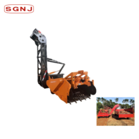 Machine de récolte de manioc à 2 rangées à haute efficacité arachide de patate douce et autre récolteuse de racines souterraines