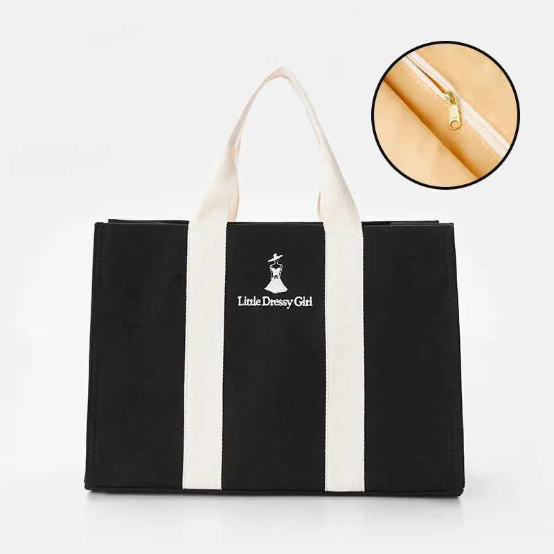 Sinh Thái Vận Chuyển Túi Tùy Chỉnh Logo Persinalized Canvas Tote Bag Túi Mua Sắm