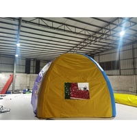 Carpa Inflable Profesional Coody Air Tent Forenia, Impermeable, con Ventanas, para Acampar al Aire Libre, Portátil para Familias